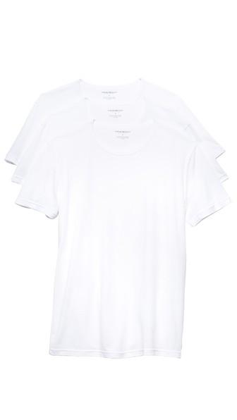 Emporio Armani 3 Pack Genuine Cotton Crew Neck Tees