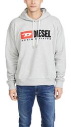 Diesel Long Sleeve S Division Logo Hooded Sweatshirt