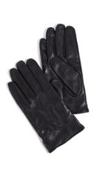 Club Monaco Leather Snap Gloves