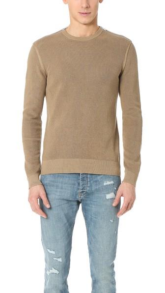 The Kooples Cotton Sweater With Shoulder Zip