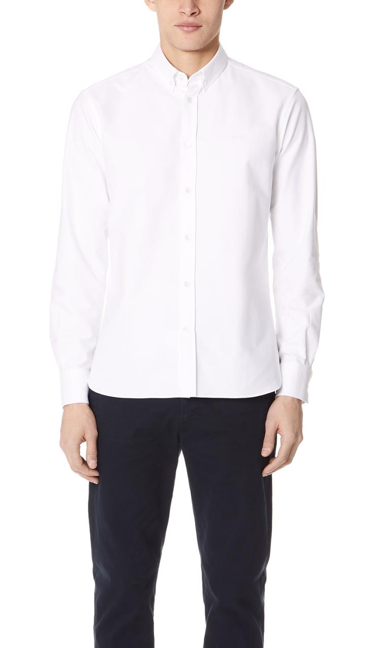 Maison Kitsune Par Rec Oxford Shirt