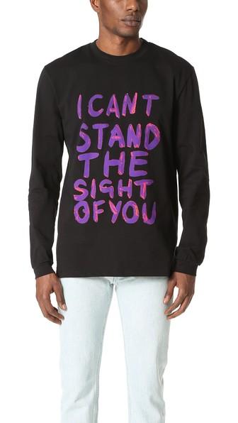 Msgm Want You Long Sleeve Tee