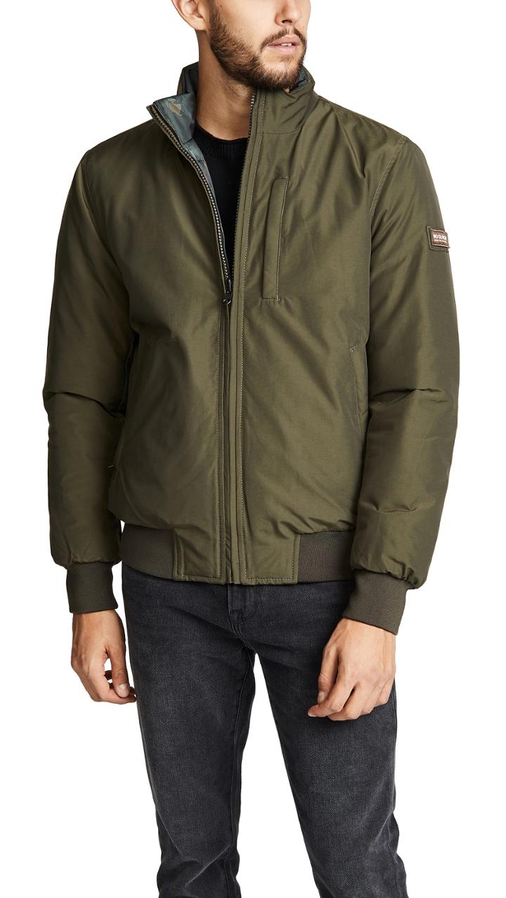 Woolrich John Rich Bros Winter Reversible Bomber Jacket