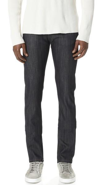 Naked Famous Skinny Guy Jeans In Raw Stretch Denim