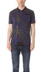Ps By Paul Smith Floral Print Regular Fit Polo