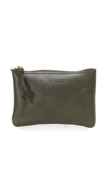 Filson Small Leather Pouch