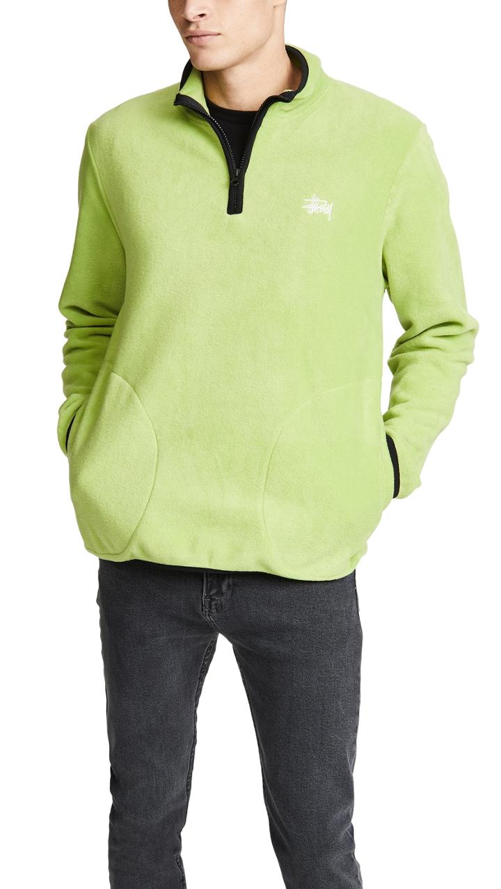 Stussy Polar Fleece Half Zip Pullover
