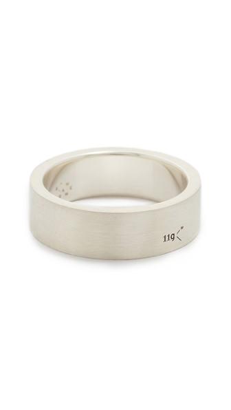 Le Gramme Le 11 Grammes Brushed Silver Ring
