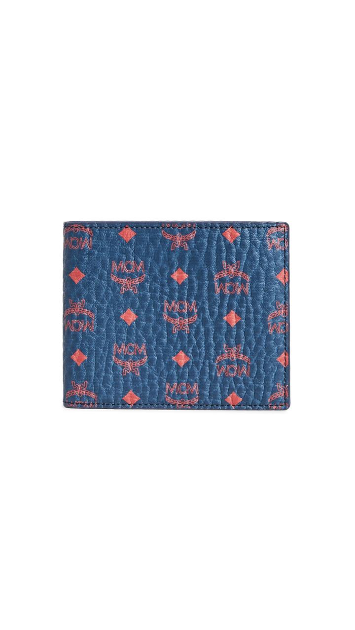 Mcm Small Visetos Original Flap Wallet