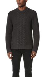Rag Bone Angus Cable Crew Sweater