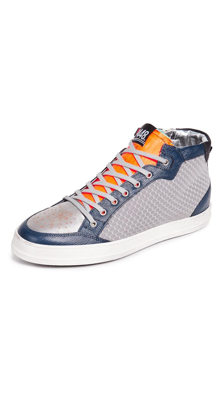 P448 High Top Tech Mesh Sneakers