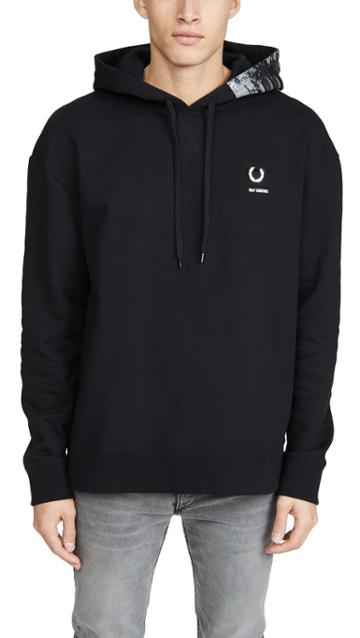 Fred Perry By Raf Simons Raf Simons Print Hoody