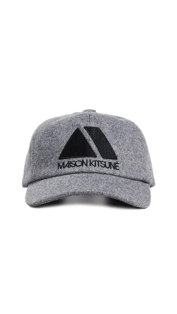 Maison Kitsune Triangle Cap