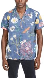 Mother The Hooky Floral Short Sleeve Shirt