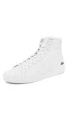 Lacoste L 12 12 Mid Top Leather Sneakers