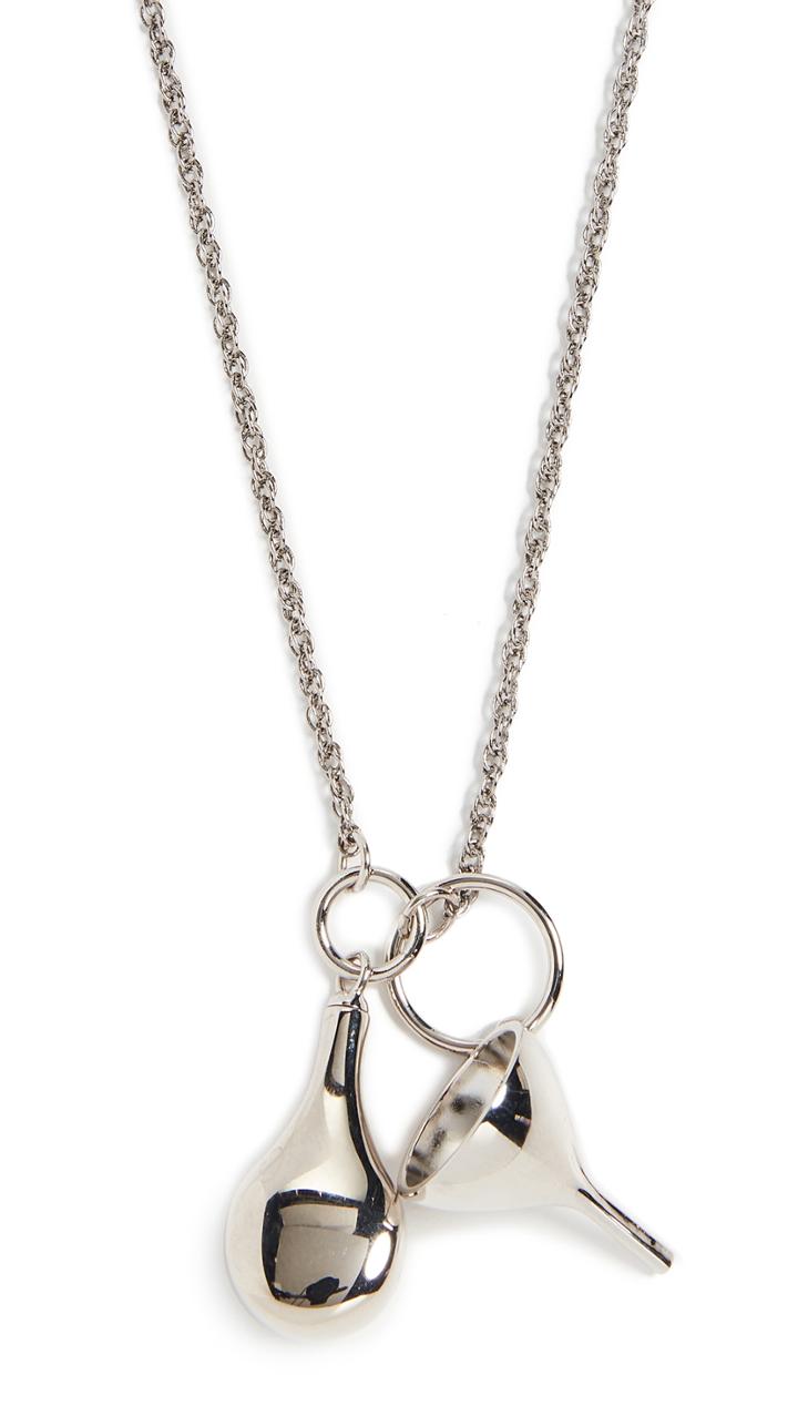 Lemaire Perfume Bottle Pendant Necklace