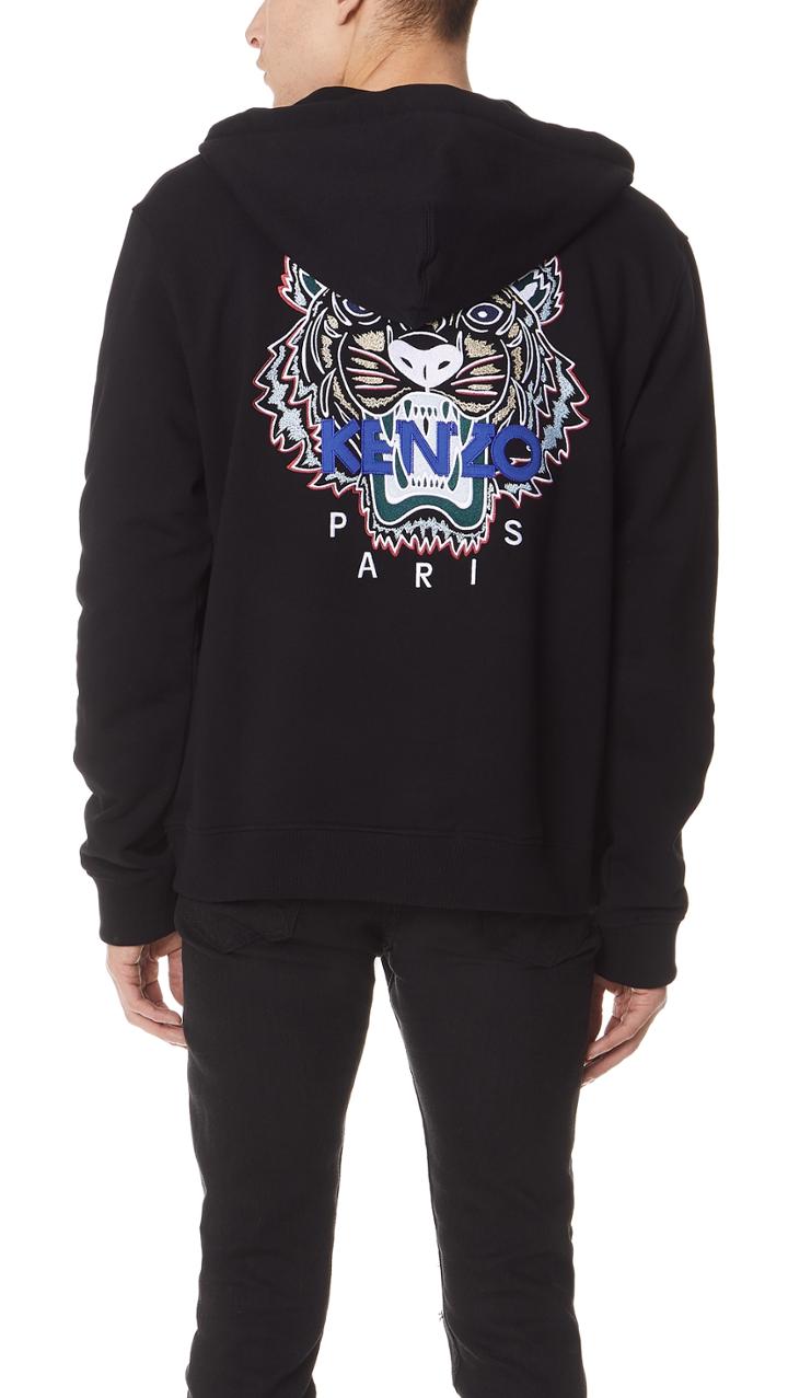 Kenzo Tiger Zipped Hoodie