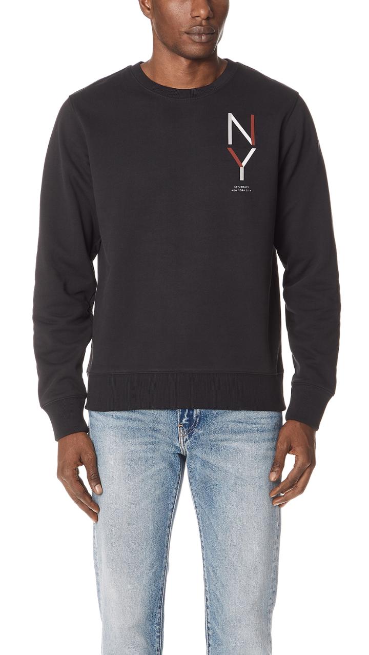 Saturdays Nyc Bowery Ny Sweatshirt