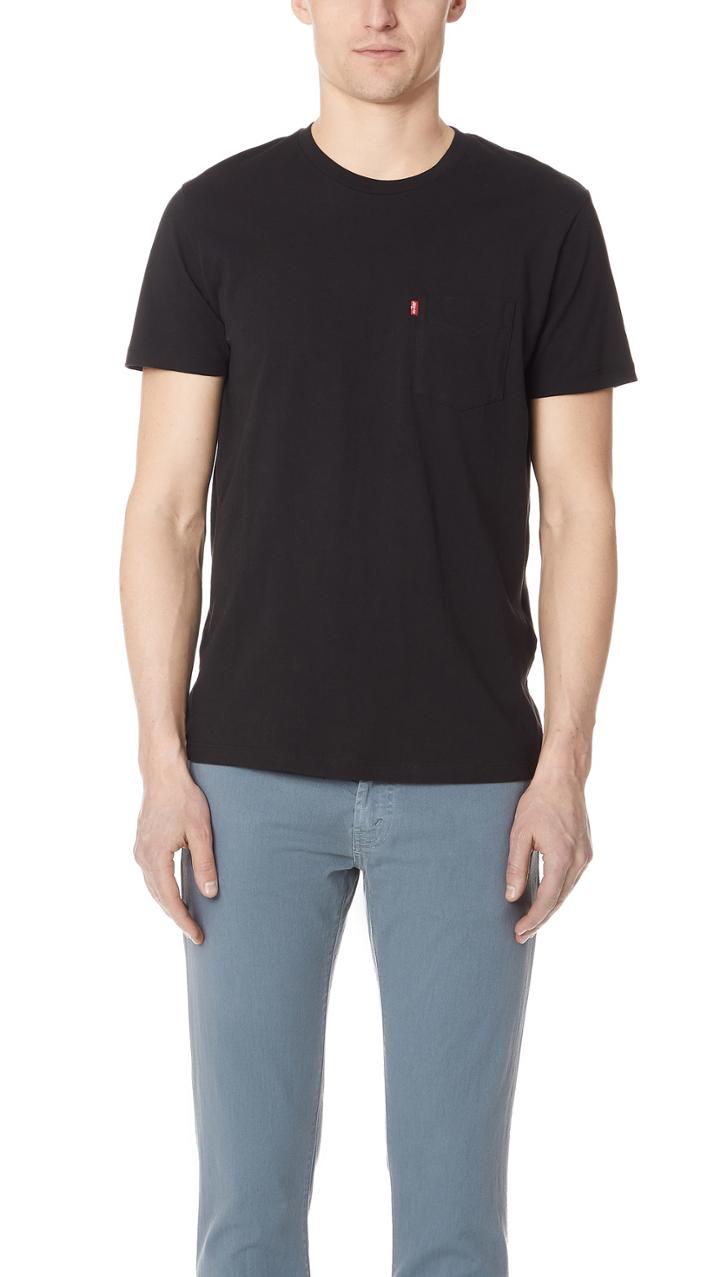 Levi S Red Tab Sunset Tee