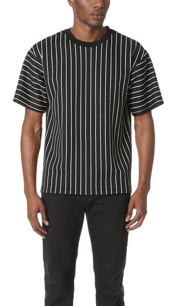 3 1 Phillip Lim Pinstripe Box Cut Tee