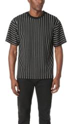 3 1 Phillip Lim Pinstripe Box Cut Tee