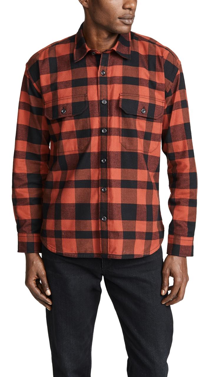Vince Buffalo Plaid Overshirt
