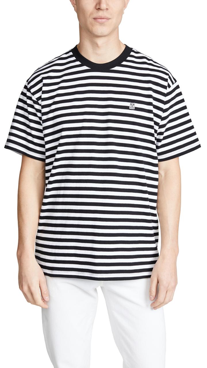 Obey 89 Group Stripe T Shirt