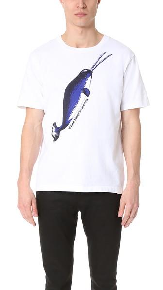 White Mountaineering Printed Whale Tee