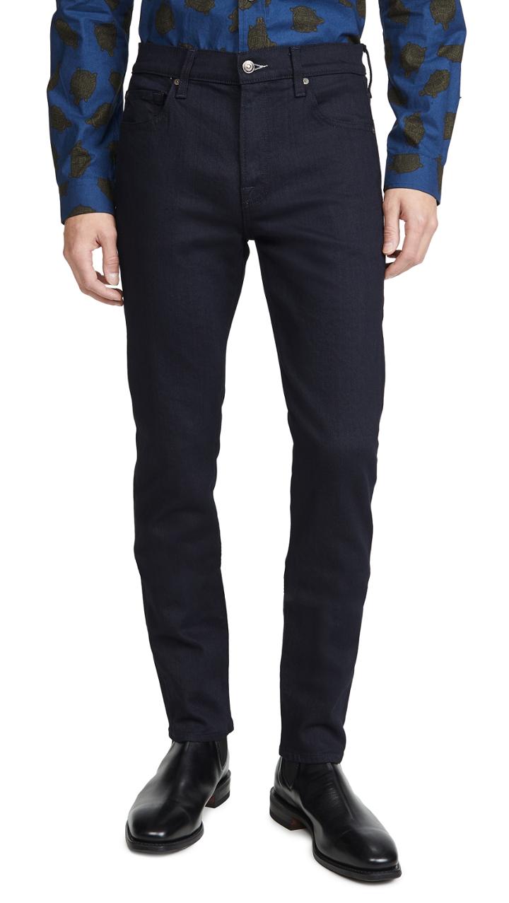 7 For All Mankind Slim Taper Adrien Jeans In True Blue