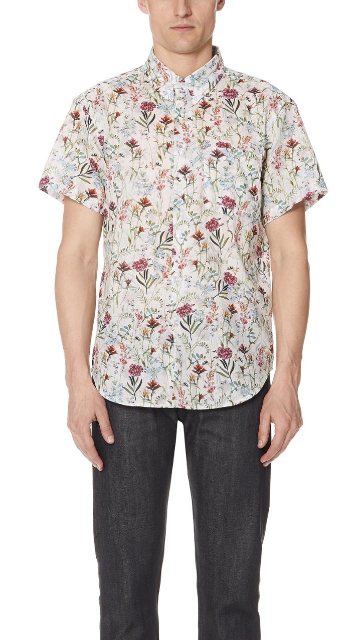 Naked Famous Antique Botanical Shirt