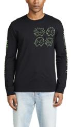 Mcq Alexander Mcqueen Long Sleeve Crew Neck Monster Tee