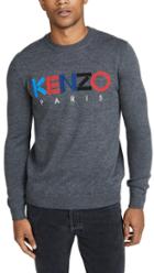 Kenzo Kenzo Paris Merino Crew Neck Sweater