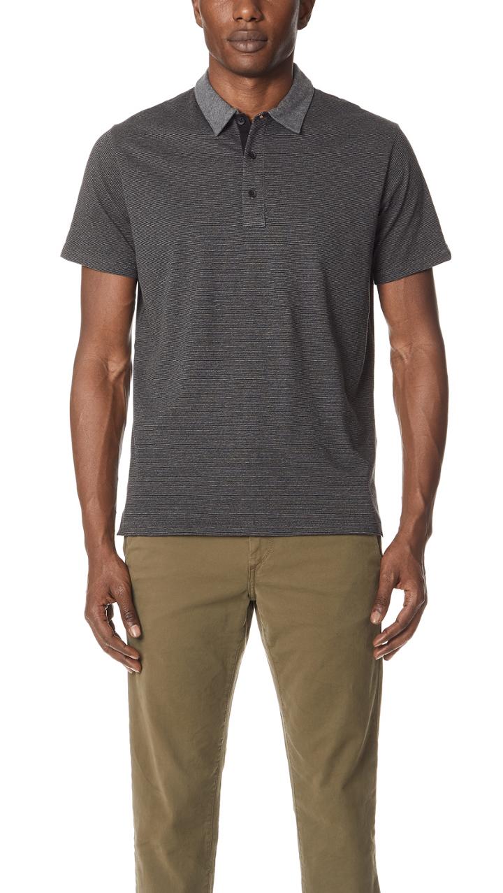 Rag Bone Classic Stripe Polo Shirt
