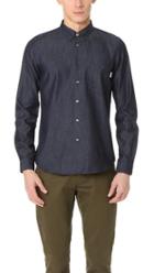Ps By Paul Smith Long Sleeve Tailored Fit Denim Shirt
