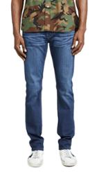 Paige Lennox Slim Jeans In Leo Wash