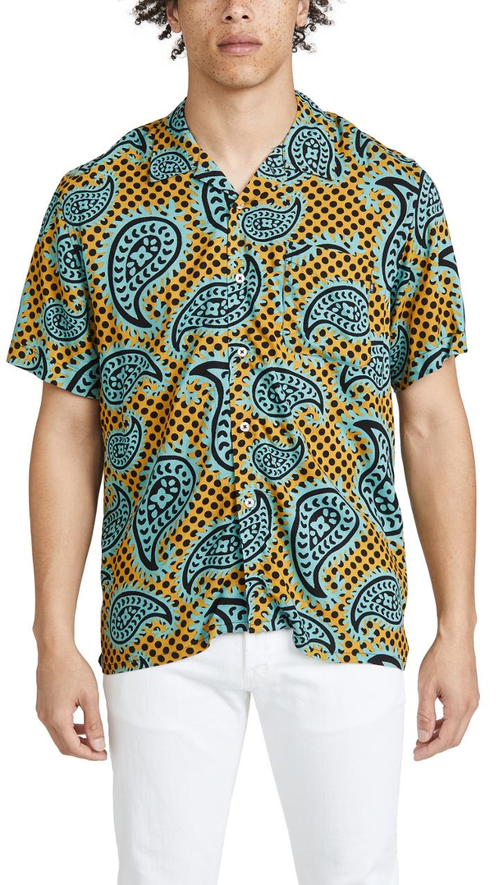 Obey Eisley Woven Paisley Shirt