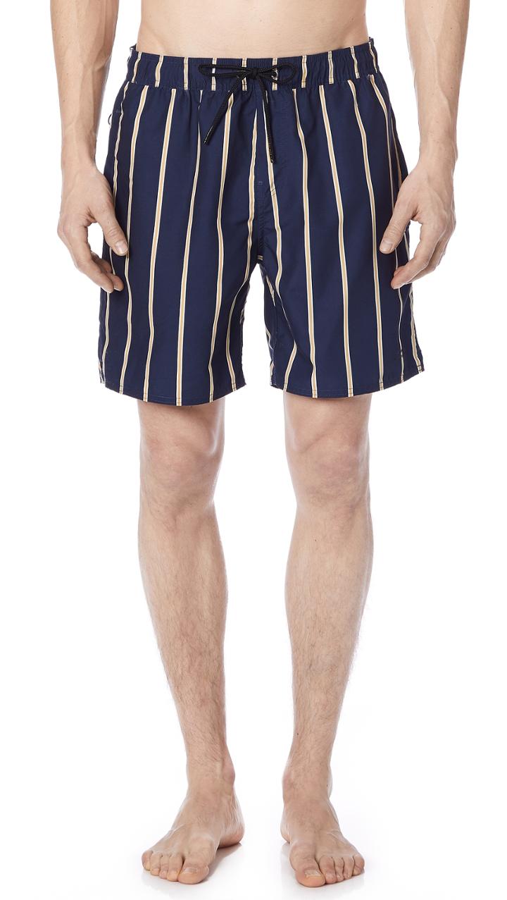 Saturdays Nyc Timothy Striped Swim Shorts