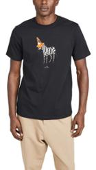Ps Paul Smith Reg Fit Tee With Zebra Cone