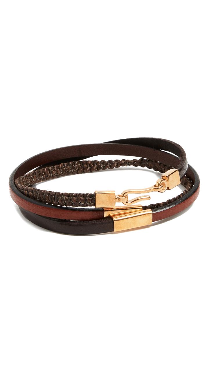 Caputo Co Hand Knotted Triple Wrap Bracelet