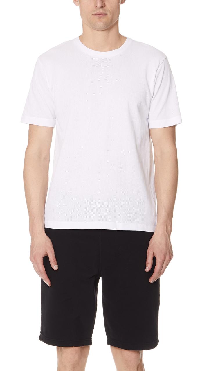 Sunspel Short Sleeve Riviera Mesh Tee