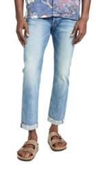 Mother The Neat Cuff Ankle Fray Denim In Last Supper Wash