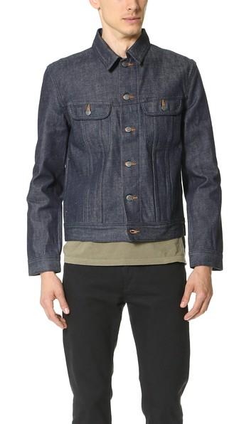 A P C New Raw Denim Jacket
