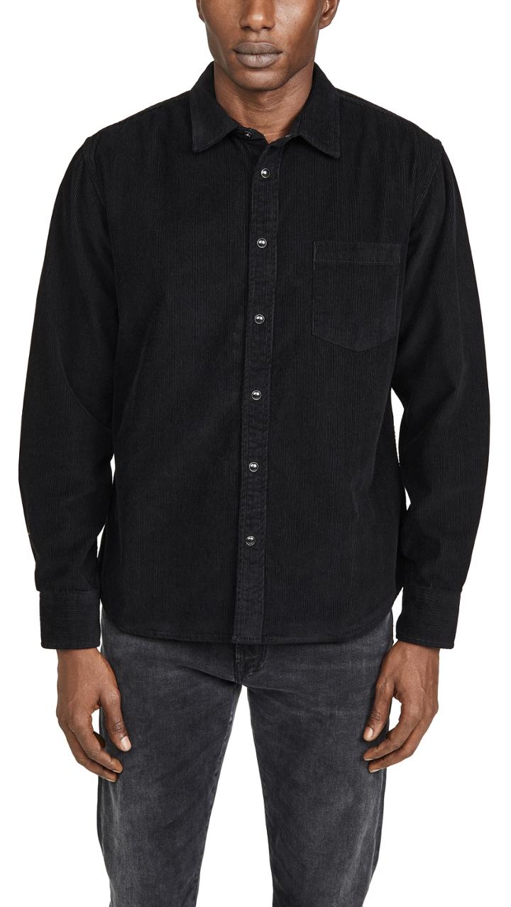 Corridor Snap Corduroy Long Sleeve Shirt