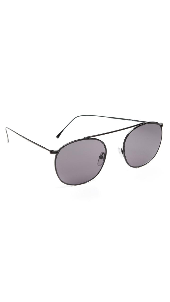 Illesteva Mykonos Ii Flat Lens Sunglasses