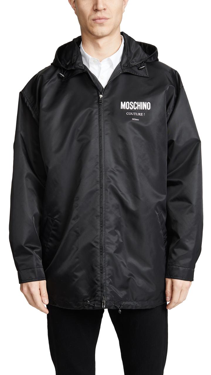 Moschino Logo Parka