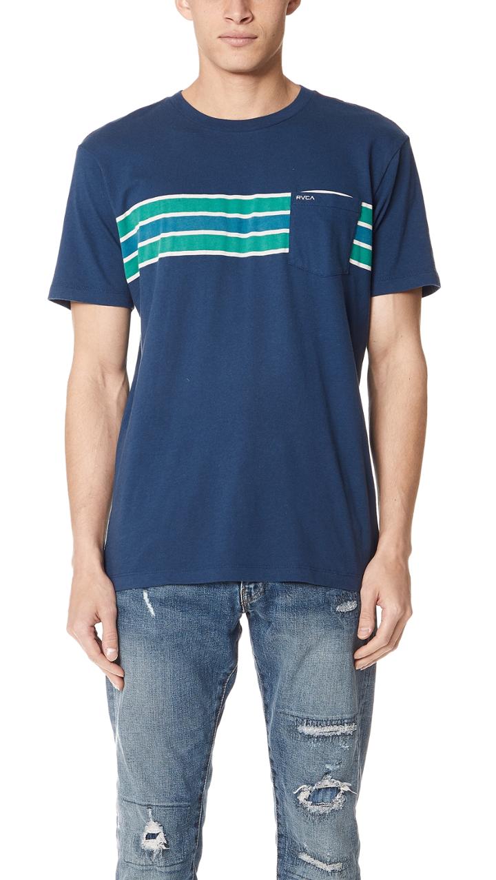 Rvca Day Stripe Tee