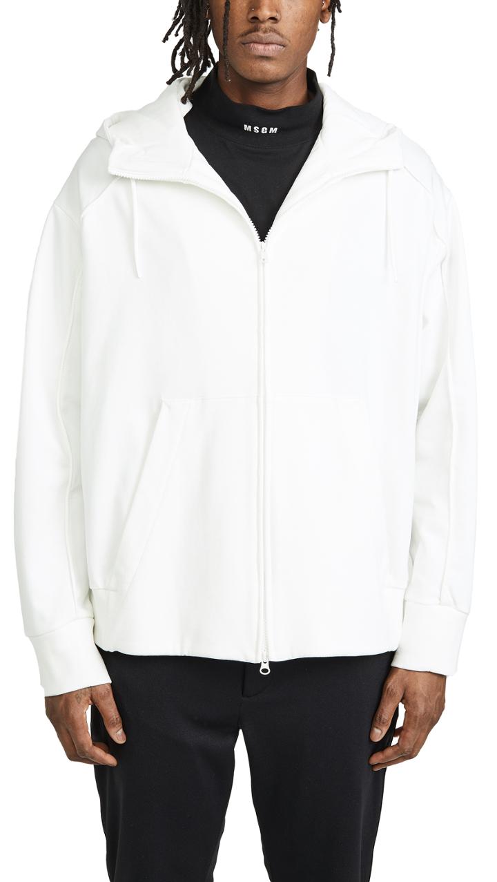 Y 3 M Signature Graphic Full Zip Hoodie