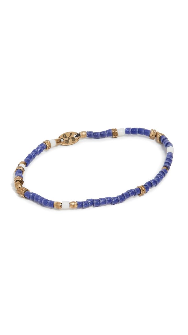 Giles Brother Tiny Vintage African Bead Bracelet