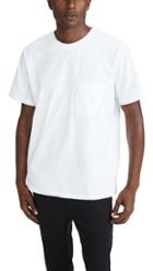 3 1 Phillip Lim Short Sleeve Contrast Topstitch Tee