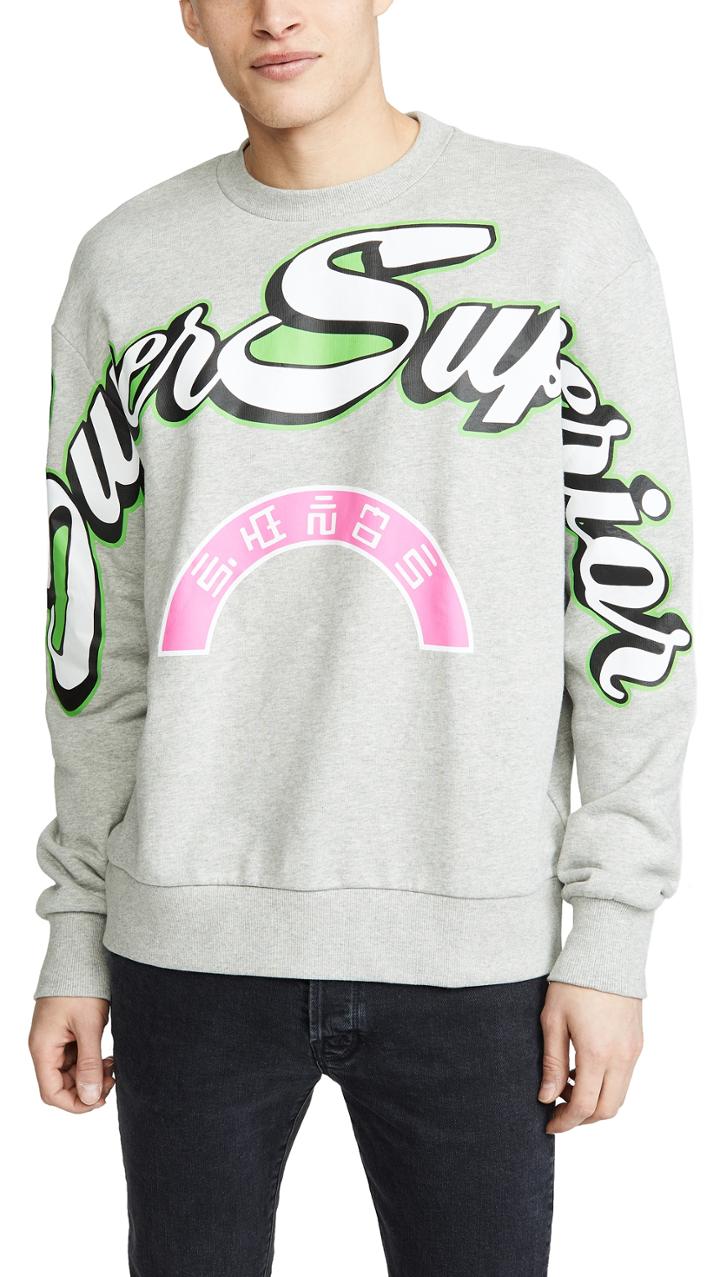 Diesel Bay Radio Print Sweatshirt